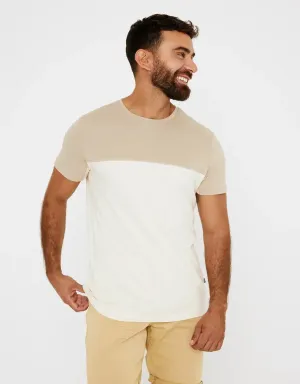 Camiseta Manga Corta Algodón Taupe - Benhar