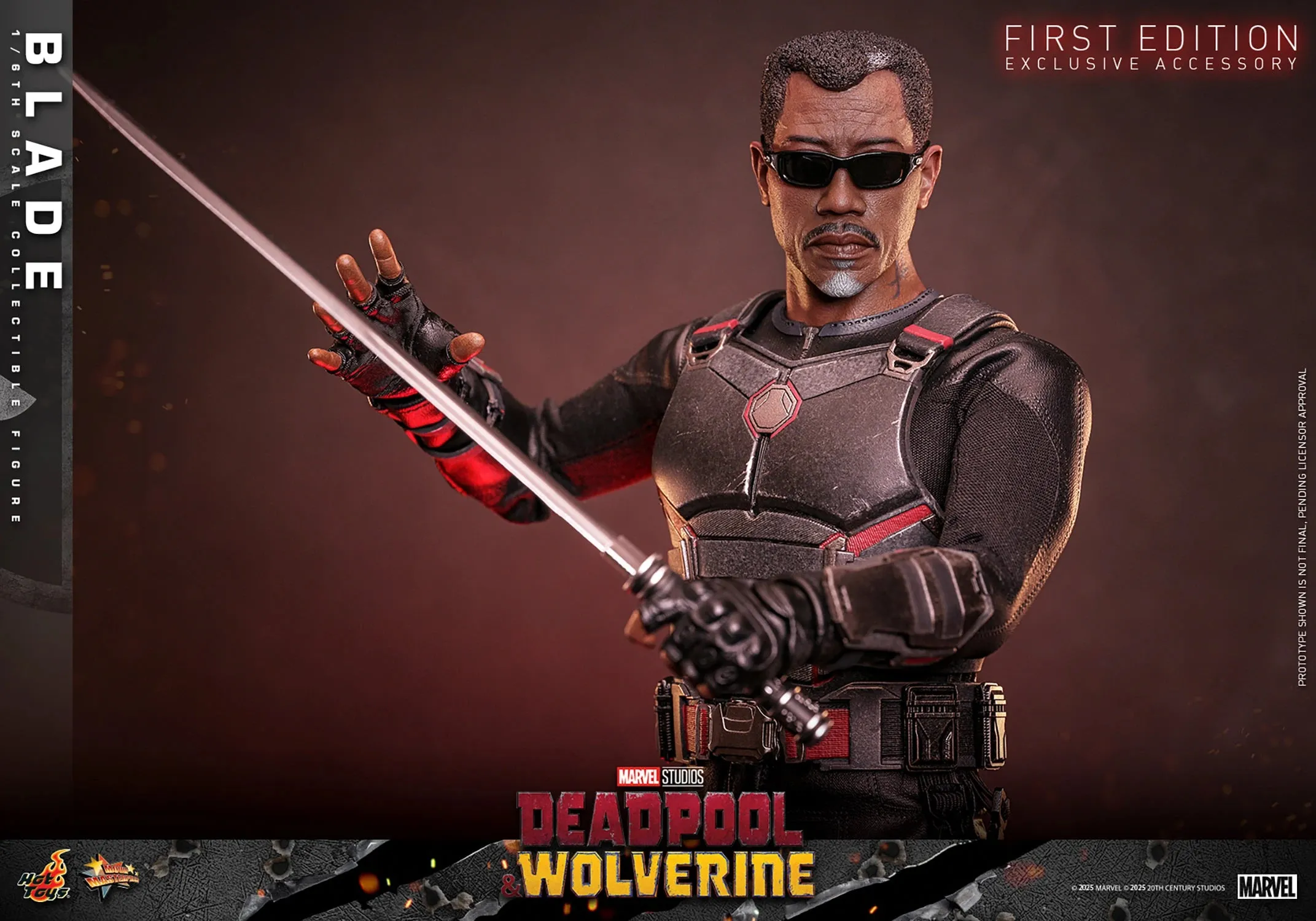 Hot Toys Movie Masterpiece Series: Marvel Deadpool y Wolverine - Blade Escala 1/6