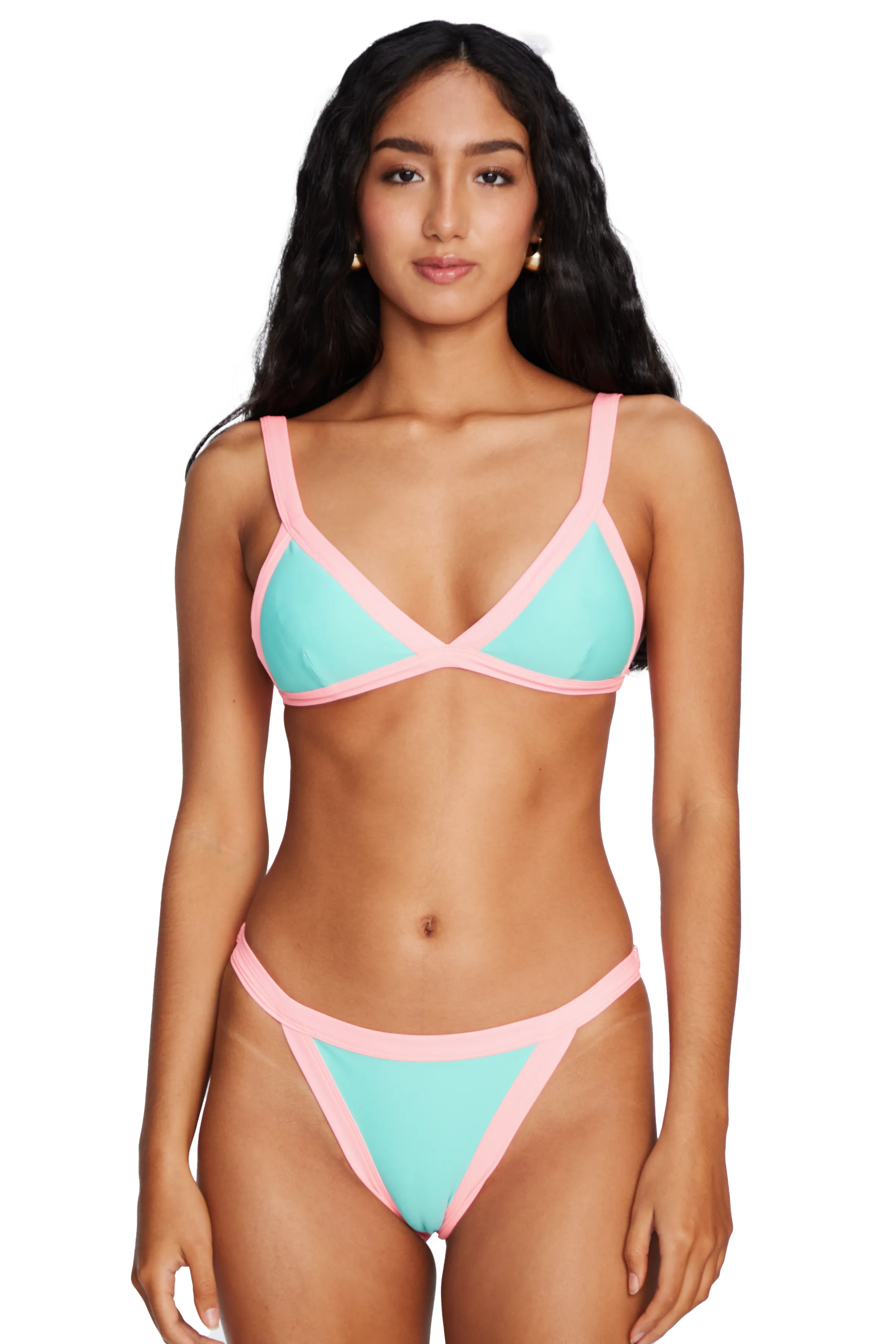 Olivia Mint Bikini Top