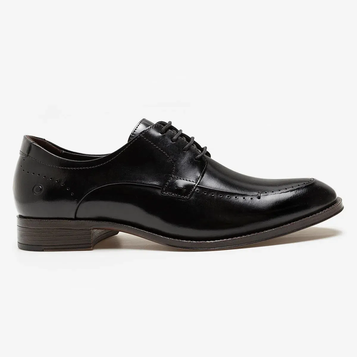 Sapato Metropolitan Harry Cadarço Preto Democrata